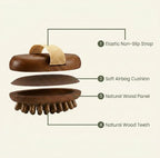 HomeyVenture Wooden Massage Brush