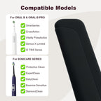 NECANCE Silicone Toothbrush Travel Case