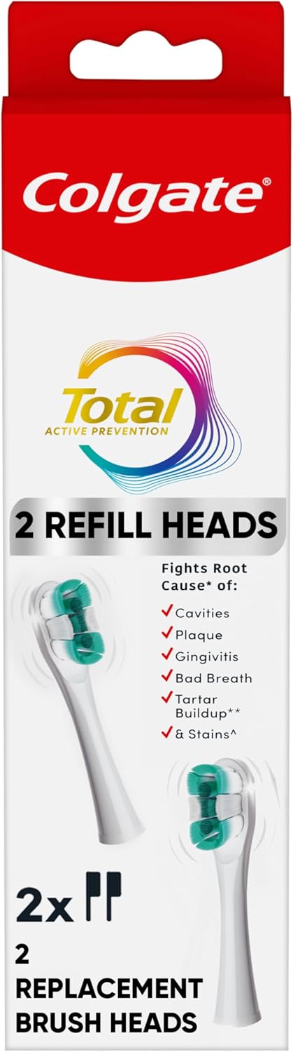 Colgate Total Battery Toothbrush Replacement Heads