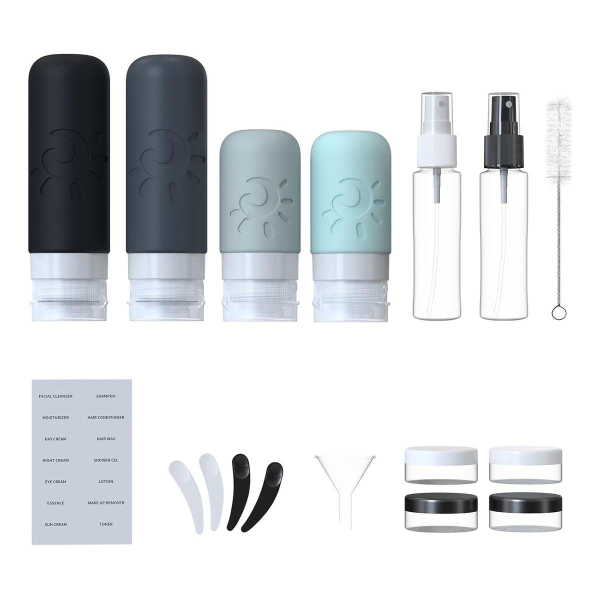 Zafit Silicone Travel Bottles
