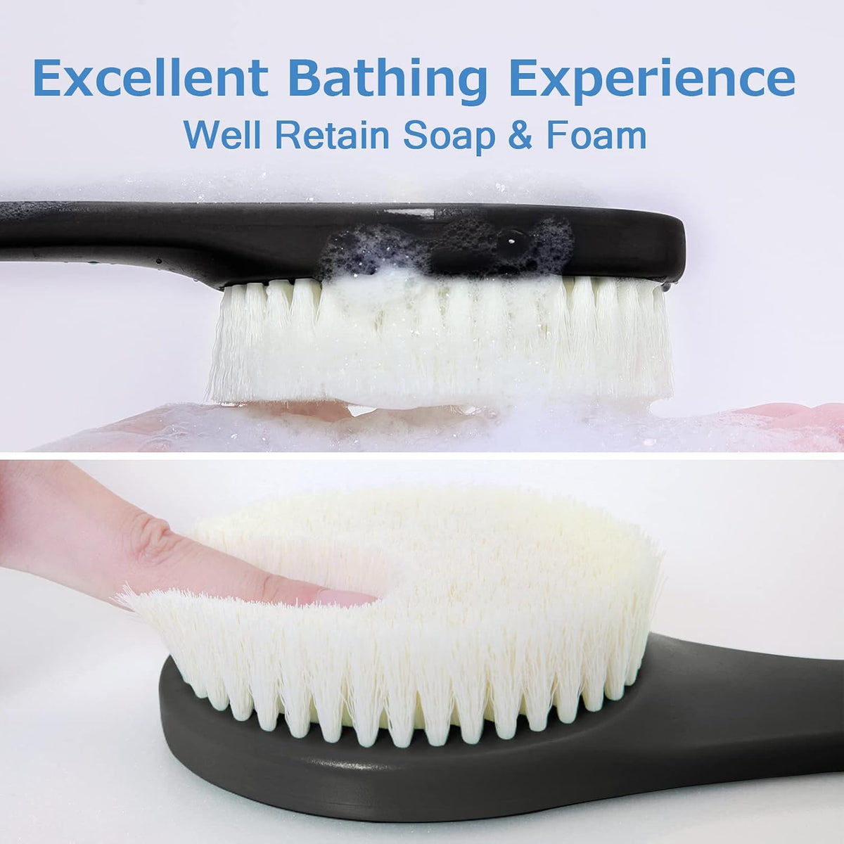 ROLIZOE Long Handle Bath Brush