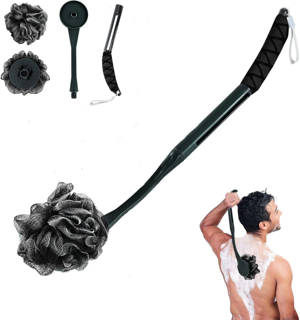 UHIAGREE Loofah with Handle