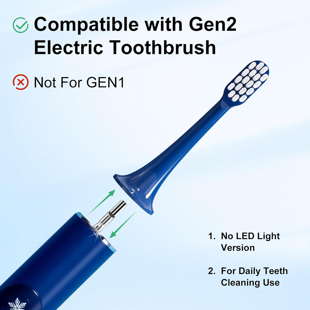 Mullburry Snow Gen2 Toothbrush Replacement Heads