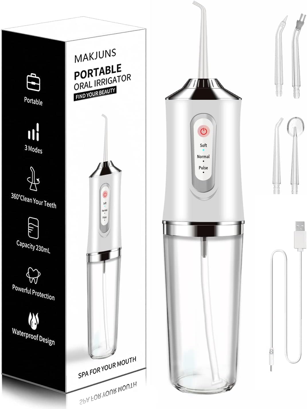 MAKJUNS Cordless Water Flosser