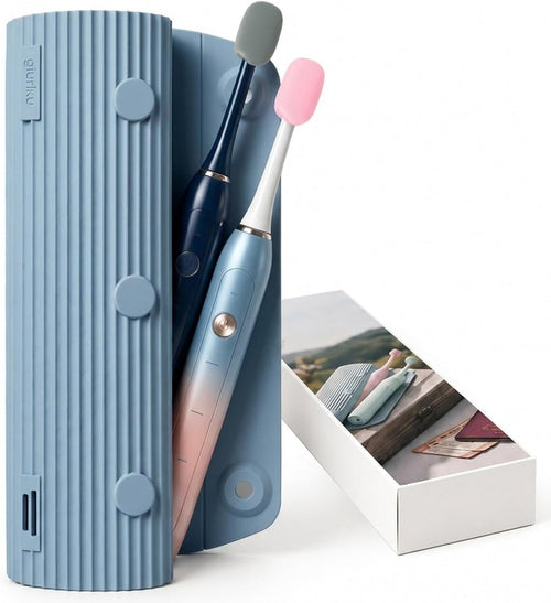 GIURKUU Silicone Toothbrush Travel Case