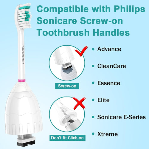 Aoremon Replacement Toothbrush Heads