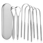 Aussumy Stainless Steel Tongue Scrapers