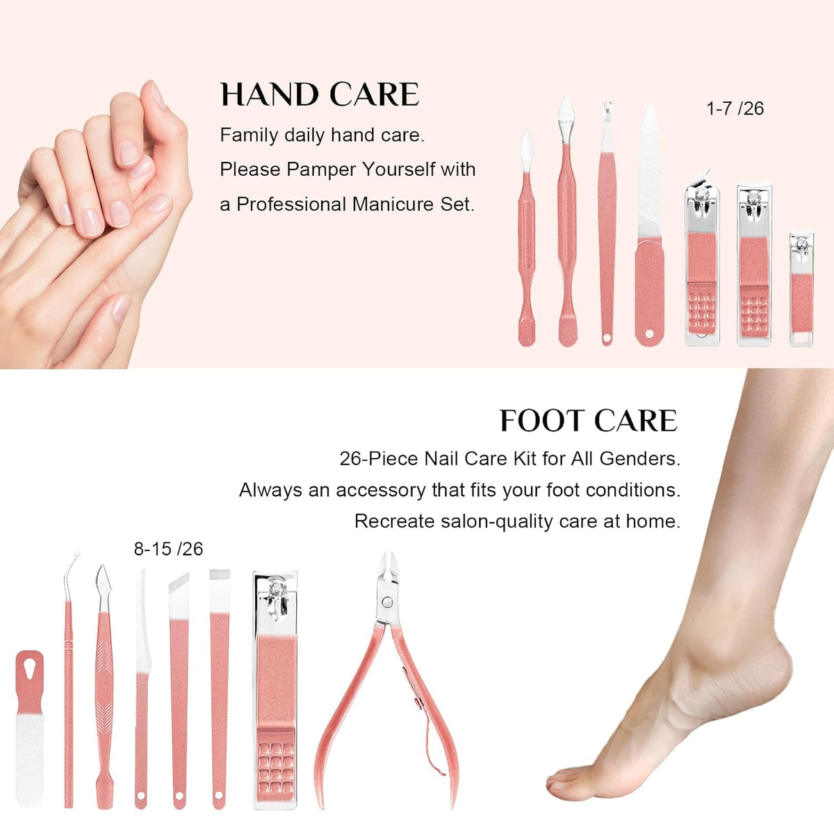 LUCK AROUND Manicure Nail Clipper Set
