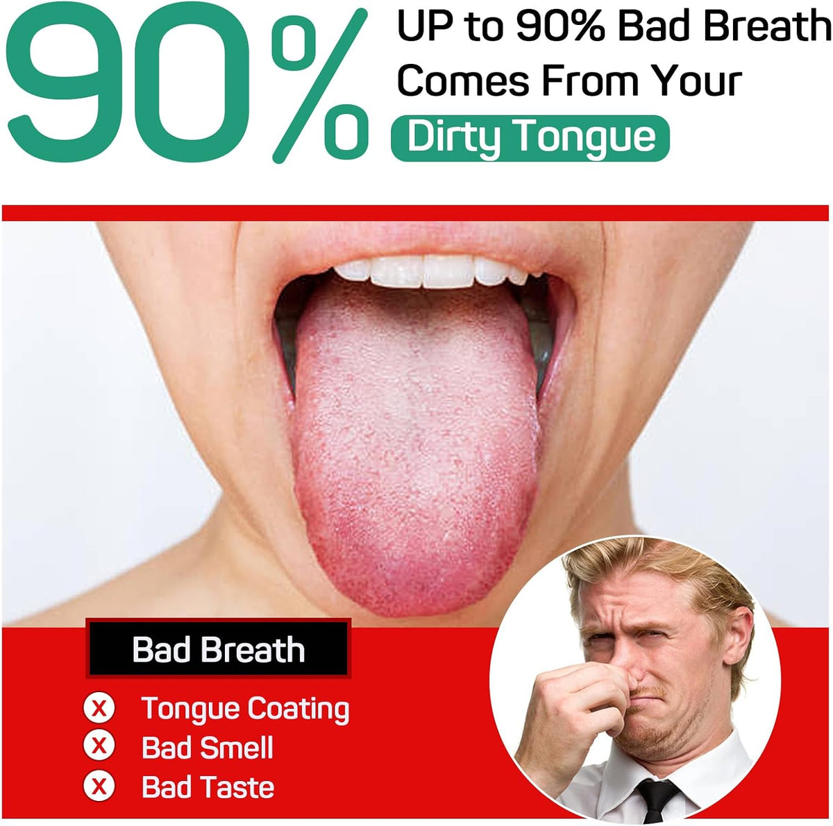 RONAVO Tongue Scraper