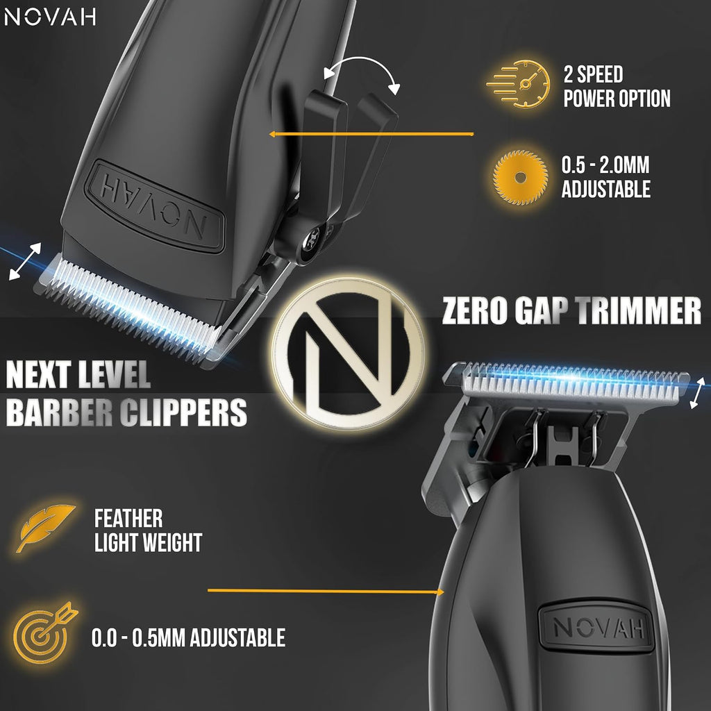 NOVAH Grooming Hair Clipper and Trimmer Set