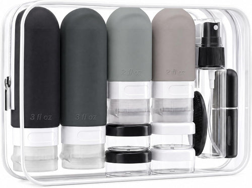 csjzzt 24-Piece Travel Toiletry Bottle Set