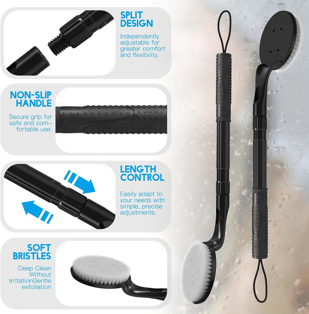 Gobiteli Adjustable Back Scrubber