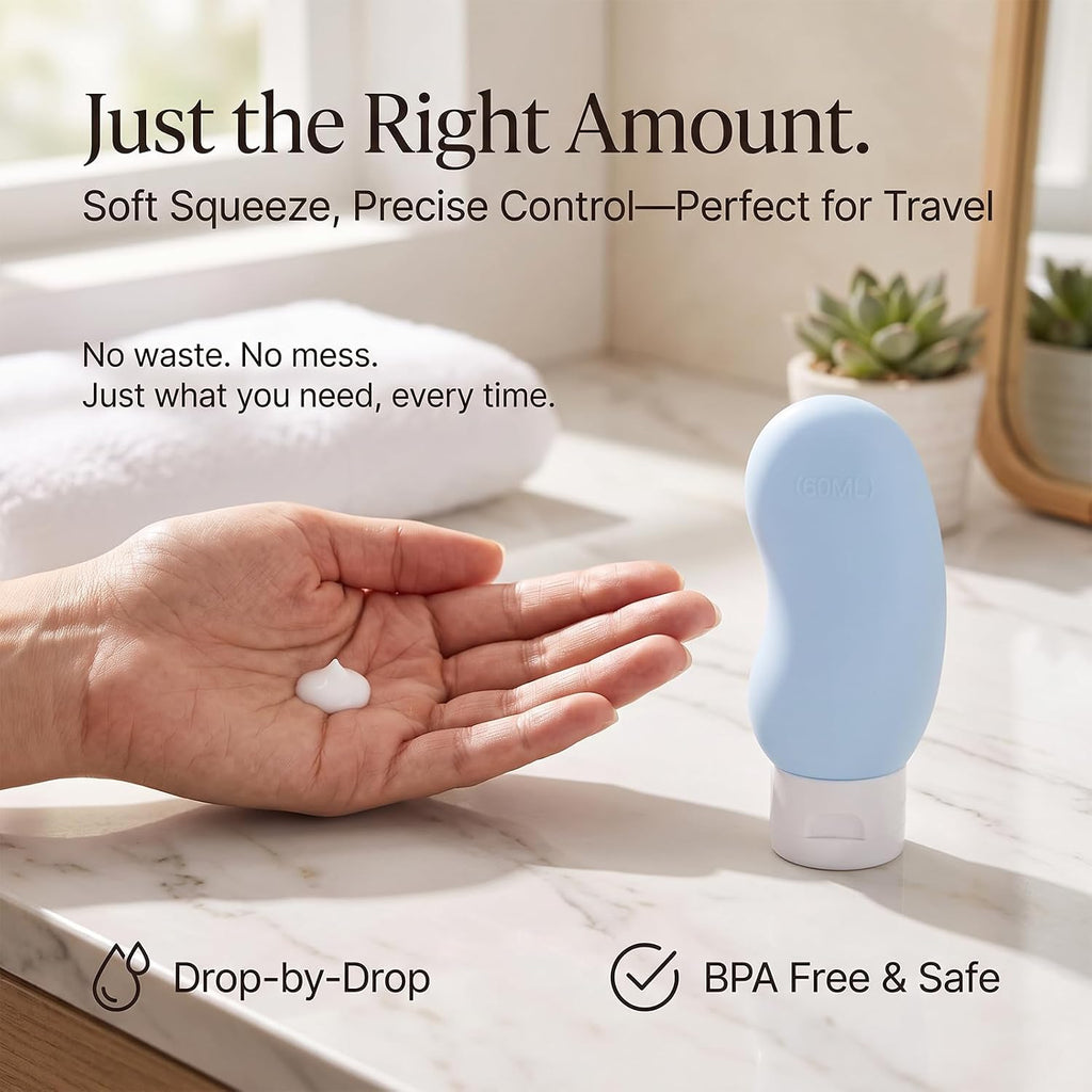 JuiceSavvy Travel Squeeze Bottles