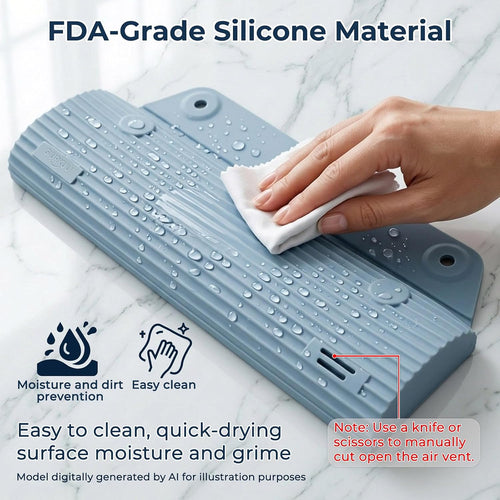 GIURKUU Silicone Toothbrush Travel Case