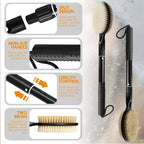 Gobiteli Dual-Sided Long-Handle Body Brush