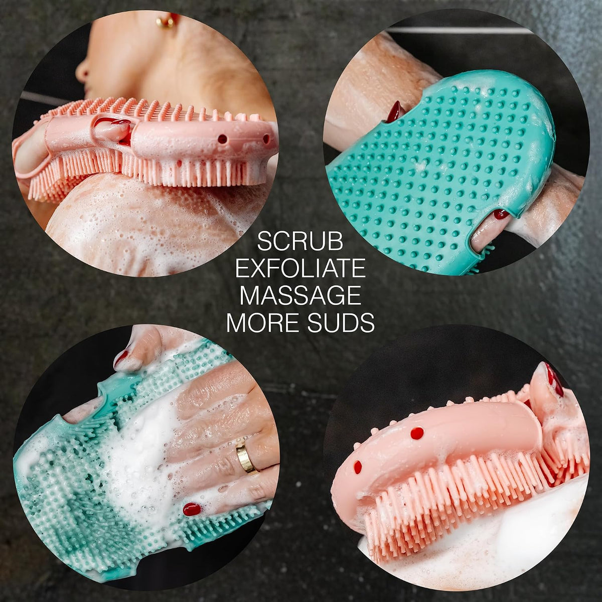MIKASA Silicone Exfoliating Glove